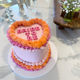 Bespoke Vintage Heart Cake