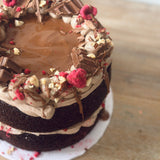 Chocolate Hazelnut & Raspberry cake