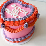 Bespoke Vintage Heart Cake