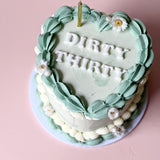 Bespoke Vintage Heart Cake